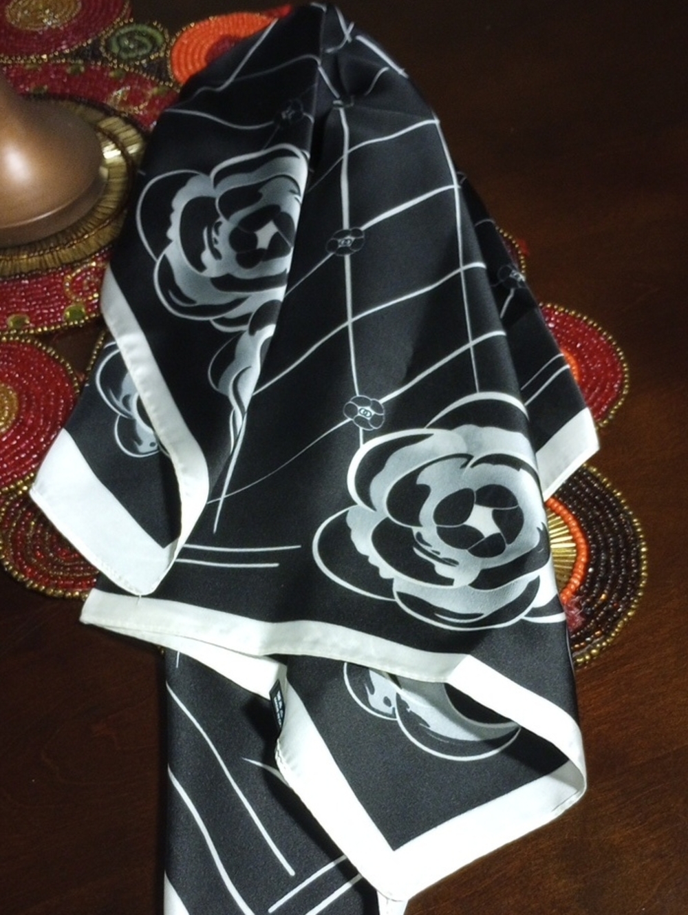 Fashion Scarf Black/Gray